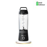 TIGRECOOK Blender Kişisel Taşınabilir Kablosuz Mikser ve Smoothie Makinesi, Güçlü, Şarj Edilebilir, 350 ML (Siyah)