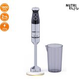 Tigrecook Tıgrecook Turbo Çubuk El Blenderi – 1800W, 4 Bıçaklı Paslanmaz Çelik, Karıştırma Kabı - Stainless Steel