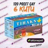 Tihaks Mini Çay Yumuşak Içimli Bitkisel Çay 120 Poşet Çay