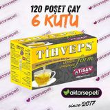 Tihveps Limon Aromalı Form Çay 120 Poşet Çay