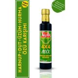 Tijda 4X4 Mix Keçi Boynuzu Dut Üzüm Hurma Özü Karışımı % 100 Soğuk Sıkım 350 Gr