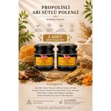 Tijda Propolis, Arı Sütü, Polenli, Gingsengli Bitki Karışımlı Macun 2'li Set