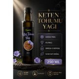 Tiji Garden Keten Tohumu Yağı 250 ml %100 Doğal Soğuk Pres