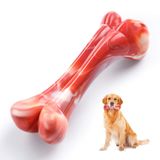 Tikaton Agresif Chewers için Köpek Çiğneme Oyuncakları, Köpek Oyuncak Büyük Irk Sığır Lezzeti, Orta ve Büyük Irk için Ultra Sert Doğal Naylon Köpek Kemiği