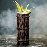 Tiki Mug Bambu Örgülü Kokteyl & Meşrubat Bardağı 475 cc