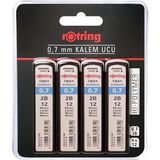 Tikky Hi-Polymer Mekanik Kurşun Kalem Ucu, 0,7mm, 2b, 4'lü Blister - Standart