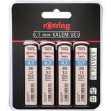 Tikky Hi-Polymer Mekanik Kurşun Kalem Ucu, 0,7mm, 2b, 4'lü Blister