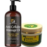 Tiklad 7daus Slimming Cream 100 ml Krem + Anti-Cellulite Massage Oil 240 ml Masaj Yağı - 1li