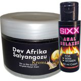 Tiklad Bonie Giant ^ksıxx:23 Dev Afrika Salyangozu Yaşlànma Kàrşıtı Krem 100ML + Sıxx Bay Bayan Arka Rahatıetici Crem - 1Paket