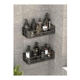 Tiklasende 2li YAPIŞKANLI BANYO RAFI ,DUŞAKABİN ORGANİZERİ ,ŞAMPUANLIK,DÜZENLEYİCİ