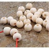 TıkTık AL 12 mm Ham Işlenmemiş Ahşap Boncuk - 100 Gram (150 Adet )