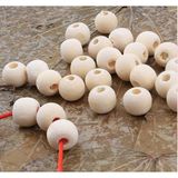 TıkTık AL 16 mm Ham Işlenmemiş Ahşap Boncuk - 100 Grm (±65 Adet.)
