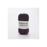 TıkTık AL Kahverengi Amigurumi Ve Punch (panç) Ipi %100 Pamuk Natürel Koton