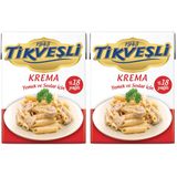 Tikveşli%18 Yağlı Krema 200 ML 2li paket