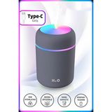 Tilbe Home 300ML LED Işıklı USB Ultrasonik Hava Nemlendirici Buhar Makinesi ve Kokulu Aroma H2O Difüzör Cihazı - Renkli - 2'li Set