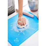 Tilbe Home Silikon Hamur Açma Matı Ölçülü Isıya Dayanıklı Hamur Yoğurma Matı Renkli Mutfak Pasta Fırın Altlığı