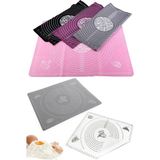 Tilbe Home Silpat Hamur Açma Pasta Fırın Hamur Matı Çok Renkli Büyük Boy - Asorti