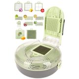 Tilbe Home Vegetable Cutter Rende Sebze Soğan Küp Doğrayıcı Dilimleyici Hazneli Kesici Dicer Rende Seti