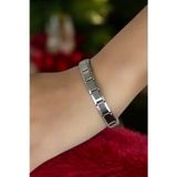 Tilde Çelik, Italyan Charm Bileklik, Unisex, Kararmaz, Solmaz, Paslanmaz, Hediye, Kadın, Erkek