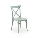 Tilia Capri Polipropilen Sandalye - Bahçe, Balkon, Teras, Veranda, İç ve Dış Mekan, Kafe, Restoran için (Nil Yeşili)
