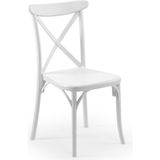Tilia Capri Polipropilen Sandalye Süt Beyaz - Bahçe, Balkon, Dış Mekan, Kafe, Restoran İçin