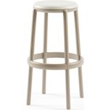 Tilia Duo Polipropilen Bar Taburesi 75 cm Kum Beji Bej - Mutfak, Kafe, Restoran, İç ve Dış Mekan İçin