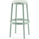Tilia Duo Polipropilen Bar Taburesi 75 cm Nil Yeşili - Mutfak, Kafe, Restoran, İç ve Dış Mekan İçin