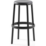 Tilia Duo Polipropilen Bar Taburesi 75 cm Siyah Antrasit - Mutfak, Kafe, Restoran, İç ve Dış Mekan İçin