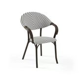 Tilia Flash-N Polipropilen Kollu Sandalye Venge İskelet - Bahçe, Balkon, Teras, Veranda, Havuz Kenarı, İç Ve Dış Mekan, Kafe, Restoran İçin,