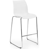 Tilia Laser-M Polipropilen Bar Sandalyesi 75 cm - Metal Ayak, Mutfak, Kafe, Restoran, Iç Mekan