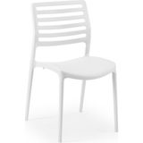 Tilia Louise Polipropilen Sandalye Süt Beyaz - Bahçe, Balkon, Dış Mekan, Kafe, Restoran İçin