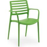 Tilia Louise-Xl Polipropilen Kollu Sandalye Fıstık Yeşili - Bahçe, Balkon, Dış Mekan, Kafe, Restoran İçin