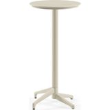 Tilia Moon Sabit Bar Masası Ø60 cm Bej - Bahçe, Balkon, Kafe, Restoran, Dış Mekan Için