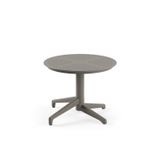Tilia Moon Sehpa Q60 cm - Bahçe, Balkon, Havuz Kenarı, Teras, Kafe, Restoran, İç, Dış Mekan İçin Vizon