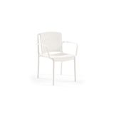 Tilia Nes Polipropilen Kollu Sandalye Süt Beyaz - Bahçe, Balkon, Dış Mekan, Kafe, Restoran İçin