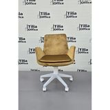 Tilia Office Tiliaoffice Maki Çocuk Çalışma Koltuğu - Beyaz | Beyaz Ayak V4 - Hardal Sarısı