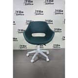 Tilia Office Tiliaoffice Monaco Çocuk Çalışma Koltuğu - Beyaz | Beyaz Ayak V5 - Koyu Yeşil