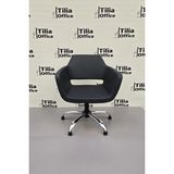Tilia Office Tiliaoffice Pasific Ofis Bekleme Koltuğu - Siyah | Krom Yonca Sabit Ayak
