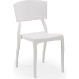 Tilia Orient Polipropilen Sandalye Süt Beyaz - Bahçe, Balkon, Dış Mekan, Kafe, Restoran İçin