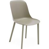 Tilia Shell-P Polipropilen Sandalye Çimento Gri - Bahçe, Balkon, Dış Mekan, Kafe, Restoran İçin