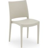 Tilia Specto Polipropilen Sandalye Specto Bej - Bahçe, Balkon, Dış Mekan, Kafe, Restoran İçin