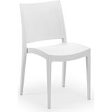 Tilia Specto Polipropilen Sandalye Süt Beyaz - Bahçe, Balkon, Dış Mekan, Kafe, Restoran İçin