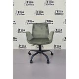Tiliaoffice Maki Çocuk Çalışma Koltuğu - Siyah | Yonca Ayak V2 - Yeşil
