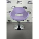 Tiliaoffice Monaco Kuaför Çalışma Koltuğu - Tepsi Ayak V5 - Lila