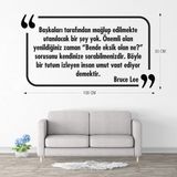 Tilki Dünyası 035 Dekoratif Duvar Yazısı Sticker