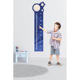 Tilki Dünyası Ay Ve Yıldızlar Boy Cetveli Duvar Sticker