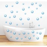 Tilki Dünyası Baloncuk Duşakabin ve Banyo Sticker