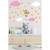 Tilki Dünyası Bebek Çocuk Odası Duvar Sticker