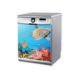 Tilki Dünyası BLSK0010 Deniz Altı Manzarası Bulaşık Makinası Stickerı