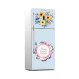 Tilki Dünyası Buzdolabı Kapağı Kaplama Sticker 0041
